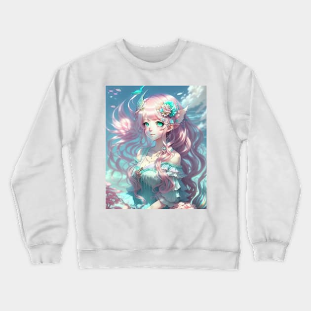 Angels, Fairies and Pixies - Angelica Crewneck Sweatshirt by BeachBumPics